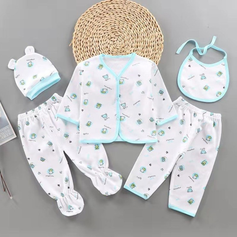 Baby Clothing Gender Neutral - 5Pcs/Set Newborn Baby Girl Clothes Set