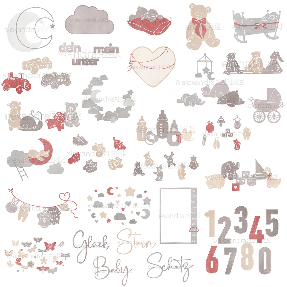 Baby Clothing Model - Piggy Craft metal cutting dies cut