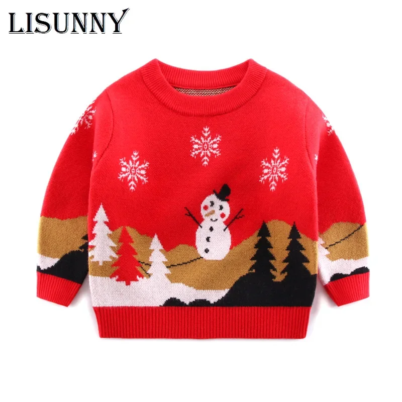 Baby Clothing Jumper - 2025 Autumn Winter Kid Christmas Sweater