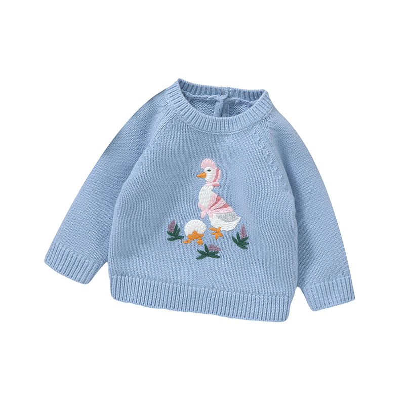 Autumn Baby Sweater Cute Embro - đánh giá và giá Baby Clothing Jumper