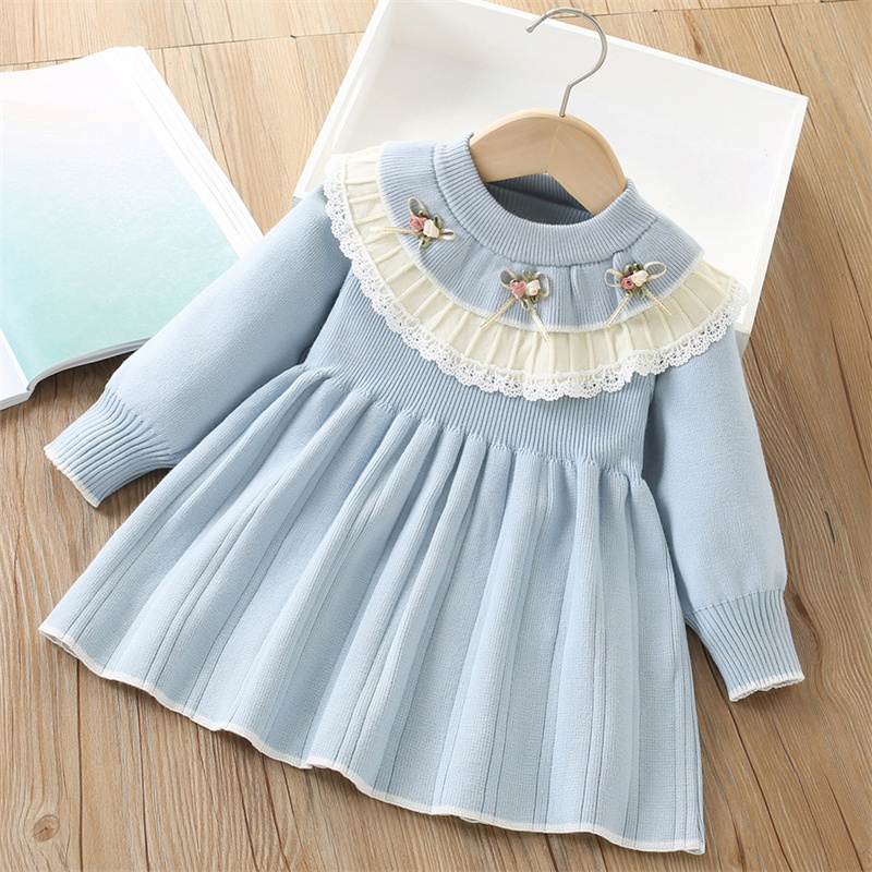 Baby Girls' Knitted Dress Chil - đánh giá và giá Baby Clothing Jumper
