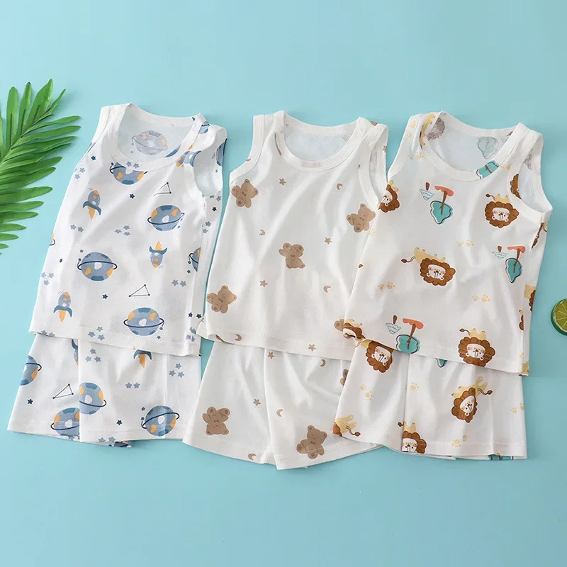 Kids Bamboo Cotton Vest Suit S - đánh giá và giá Baby Clothing For Sale