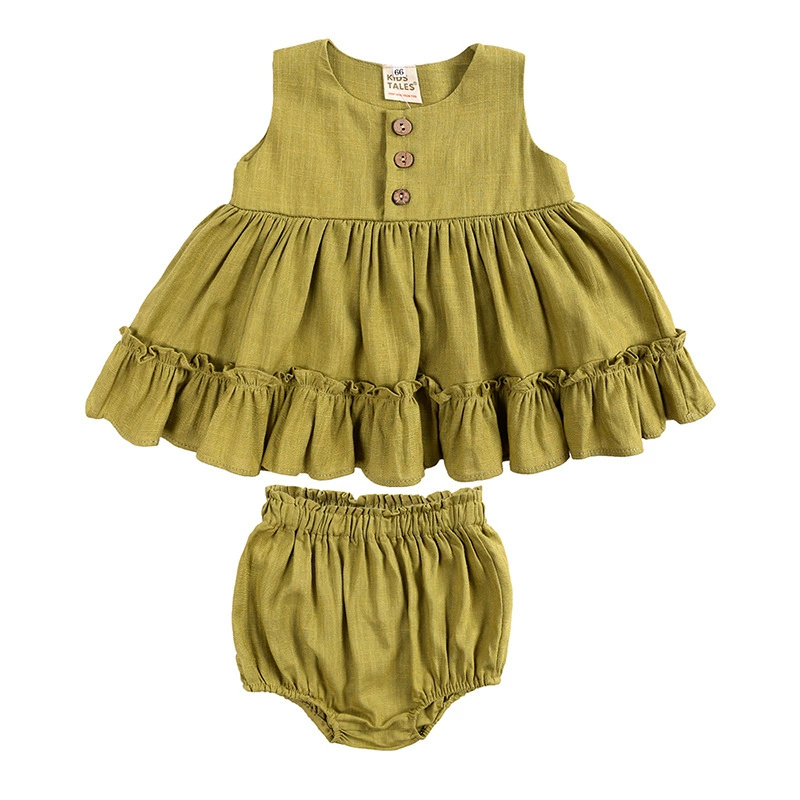Cotton Linen Baby Girls Clothe - đánh giá và giá Baby Clothing Layers