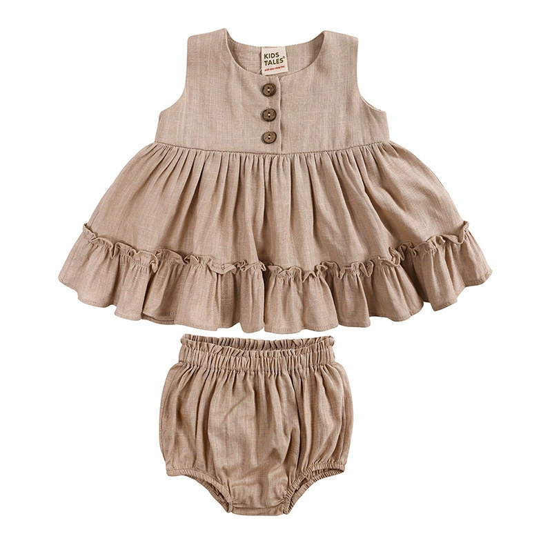 Cotton Linen Baby Girls Clothe - đánh giá và giá Baby Clothing Layers