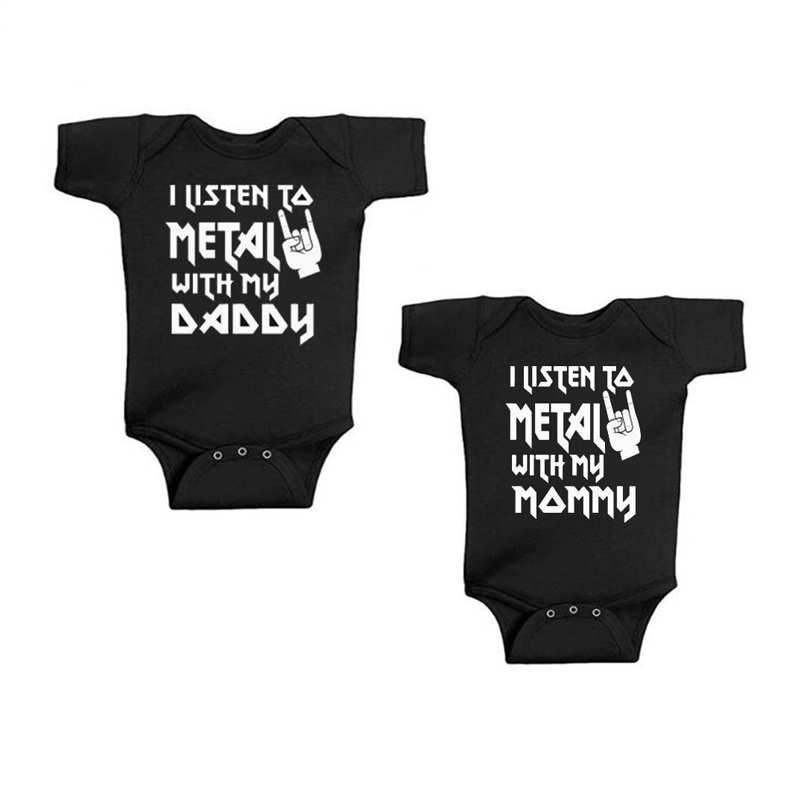 I Listen to Metal with My Dadd - đánh giá và giá Baby Clothing Gender Neutral
