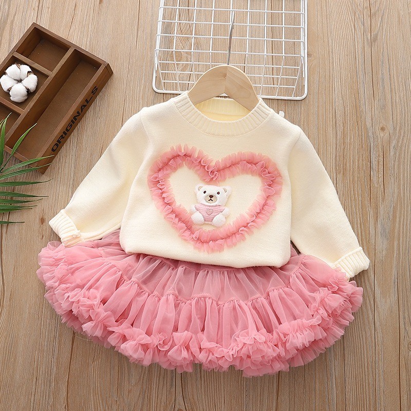 Girl's Jumper Set Autumn and W - đánh giá và giá Baby Clothing Jumper
