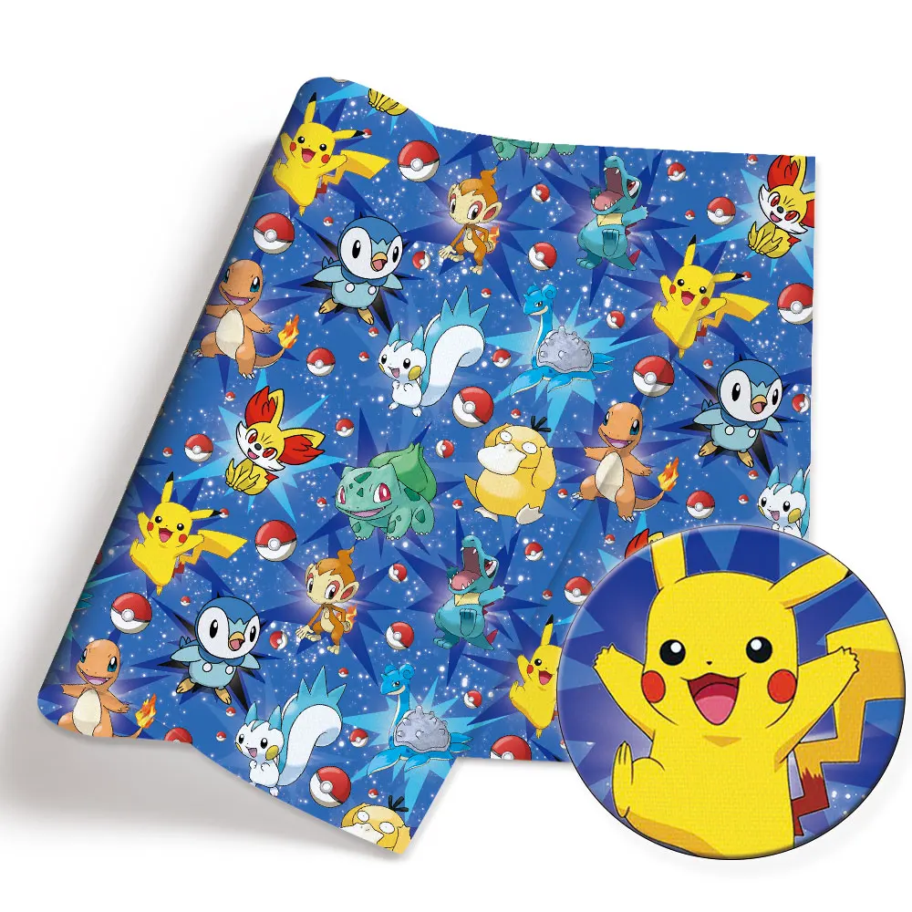 Pokemon Cartoon Fabric140*50cm - đánh giá và giá Baby Clothing Model