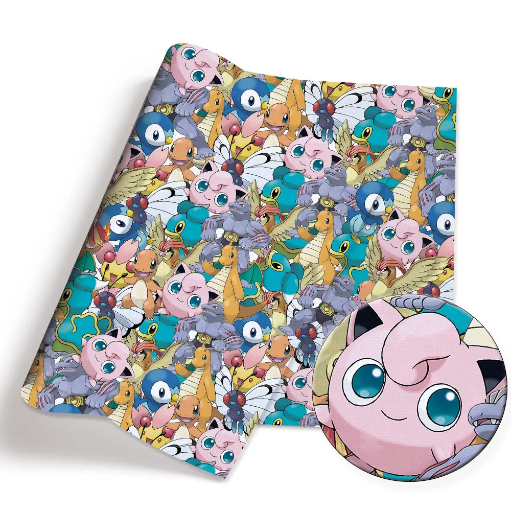 Pokemon Cartoon Fabric140*50cm - đánh giá và giá Baby Clothing Model